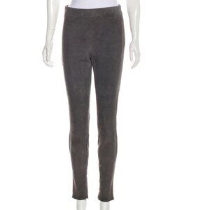 Theory Grey suede pants